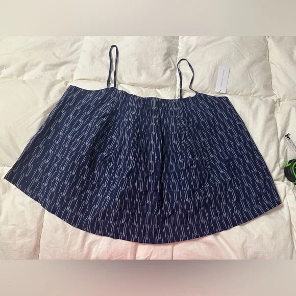 Outerknown x Piece&Co Tides Tank - NWT - Size L Blue Patterned Women's Top - Picture 5 of 12